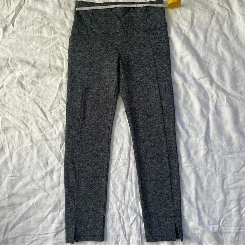 Athleta Herringbone Mercer Tights Leggings Gray S - Picture 3 of 9